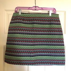 Shrinking Violet Striped Skirt sz Large